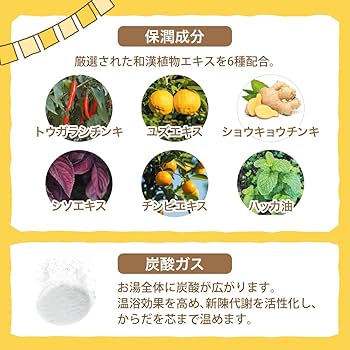 整湯炭酸 入浴剤 セット Amazon | 炭酸 入浴剤 整湯炭酸 10錠 （ 2種類 × 5錠 ） ゆず